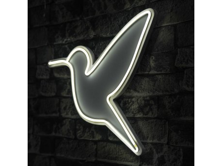 WALLXPERT Zidna LED dekoracija Little Bird White