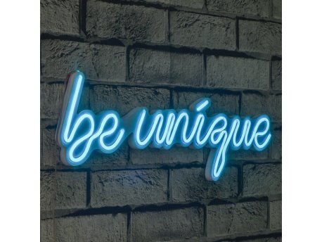 WALLXPERT Zidna LED dekoracija Be Unique Blue