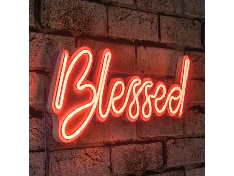 WALLXPERT Zidna LED dekoracija Blessed Red