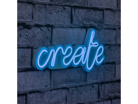 WALLXPERT Zidna LED dekoracija Create Blue