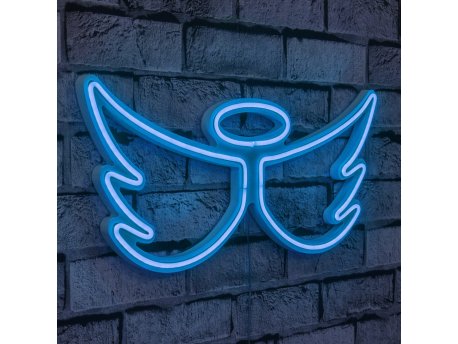 WALLXPERT Zidna LED dekoracija Angel Blue