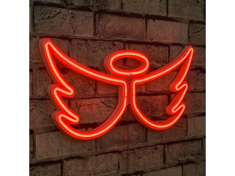 WALLXPERT Zidna LED dekoracija Angel Red