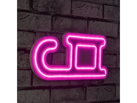 WALLXPERT Zidna LED dekoracija Sled Pink