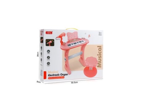 HK MINI HK MINI KLAVIJATURA SA STOLICOM, ROZE