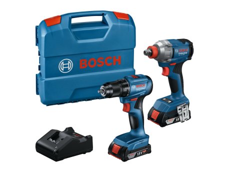 BOSCH GDX 18V-285 + GSR 185-LI + 2x2,0Ah + GAL 18V-20 + kofer Professional Kombinovani set, 06019N2123