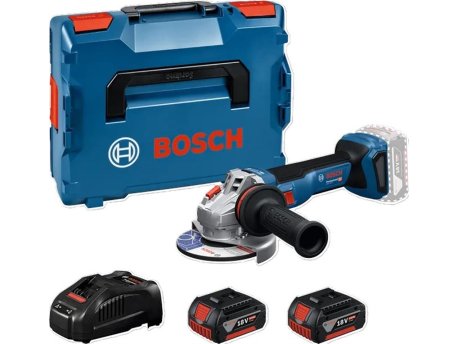 BOSCH GWS 18V-11 Professional Akumulatorska ugaona brusilica u L-BOXX 136 sa dodatnom drškom, 06019N4103