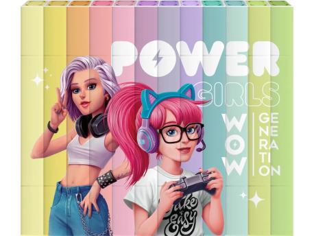 WOW WOW Generation set 12 dvostranih flomastera