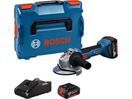 BOSCH GWS 18V-8 Professional Akumulatorska ugaona brusilica u L-BOXX 136 sa navrtkom, 06019N9003