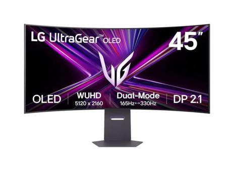 LG Ultra Gear Zakrivljeni gejmerski monitor 45GX950A-B OLED 45'' 5K