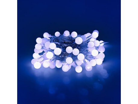 MUSICMAN Lampice za jelku sa 100 hladno belih LED dioda 10m