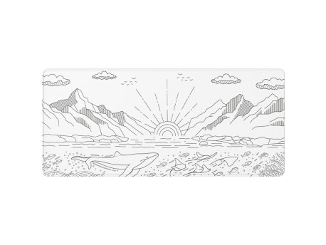 Dark Project Dark Project Gaming Mousepad - Terra Nostra White XL