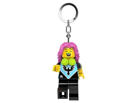 LEGO LEGO Minifigure privezak za ključeve sa svetlom: Gejmerka