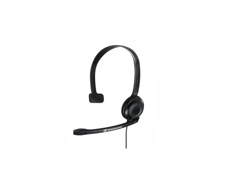 SENNHEISER PC 2 Chat On-ear headset Corded (1075100) Black Noise cancelling