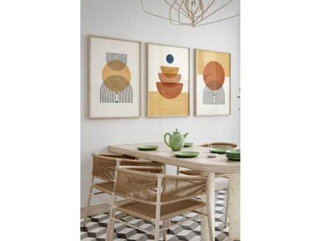 WALLXPERT Dekorativna slika iz 3 dela 3Dartsohoset7