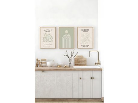 WALLXPERT Dekorativna slika iz 3 dela Artsycllct12