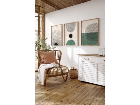 WALLXPERT Dekorativna slika iz 3 dela Artsycllct34