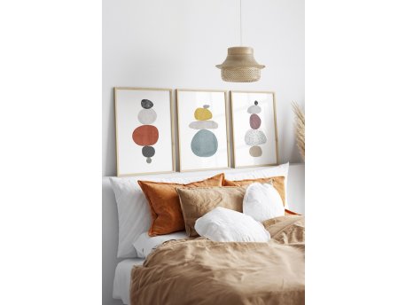 WALLXPERT Dekorativna slika iz 3 dela Artsycllct42