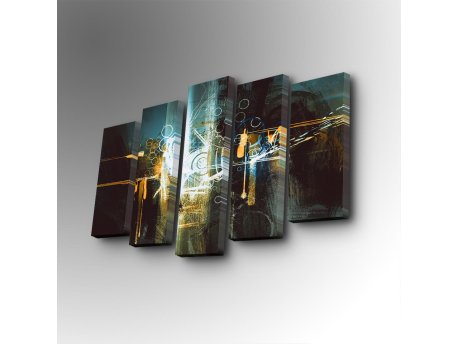 WALLXPERT Dekorativna slika iz 5 delova 5PUC 120