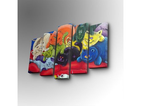 WALLXPERT Dekorativna slika iz 5 delova 5PUC 149