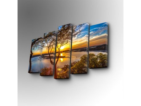 WALLXPERT Dekorativna slika iz 5 delova 5PUC 117