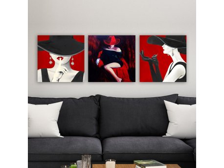 WALLXPERT Dekorativna slika iz 3 dela 3PART108