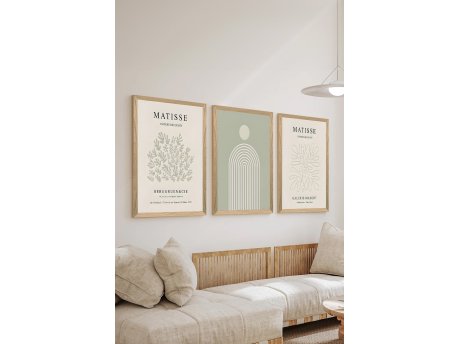 WALLXPERT Set 3 dekorativne slike Artsycllct12