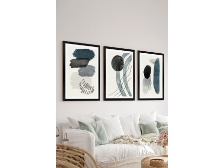 WALLXPERT Set 3 dekorativne slike Artsycllct19