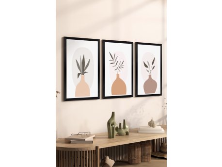 WALLXPERT Set 3 dekorativne slike Artsycllct21