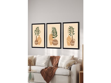 WALLXPERT Set 3 dekorativne slike Artsycllct24