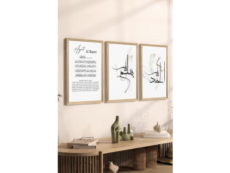 WALLXPERT Set 3 dekorativne slike Artsycllct3