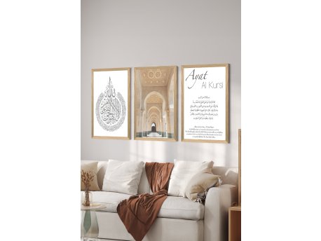 WALLXPERT Set 3 dekorativne slike Artsycllct5