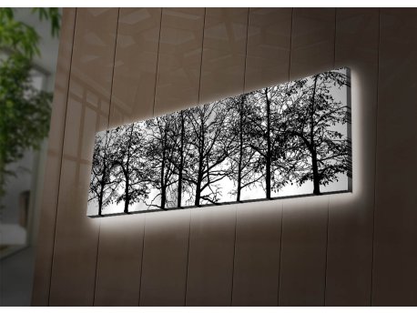 WALLXPERT Slika na platnu sa LED osvetljenjem 3090DACT 72