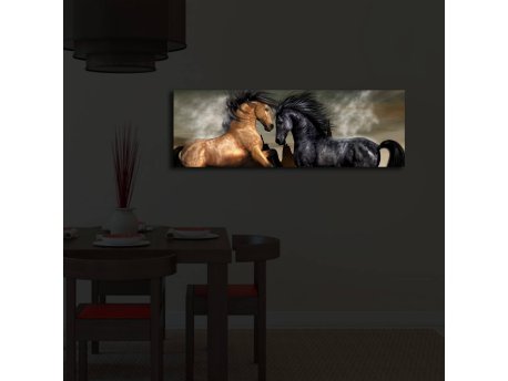 WALLXPERT Slika na platnu sa LED osvetljenjem 3090IACT 45