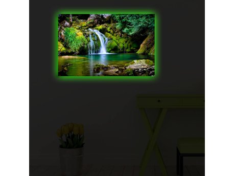 WALLXPERT Slika na platnu sa LED osvetljenjem 4570DACT 34