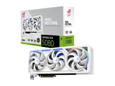 ASUS NVidia GeForce RTX 5080 16GB ROG-ASTRAL-RTX5080-O16G-WHITE