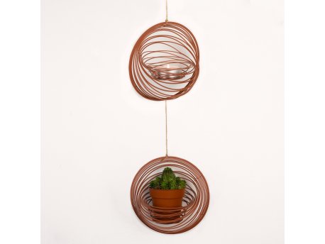 WALLXPERT Zidna dekoracija Spiral Metal Accessory Set of 2 APT547MWR