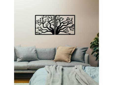 WALLXPERT Zidna dekoracija Tree Metal Decor