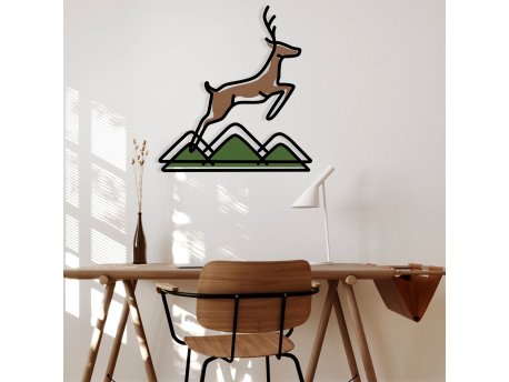 WALLXPERT Zidna dekoracija Deer