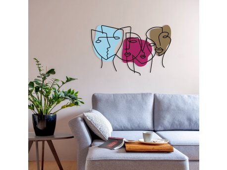 WALLXPERT Zidna dekoracija Kubizm 6944