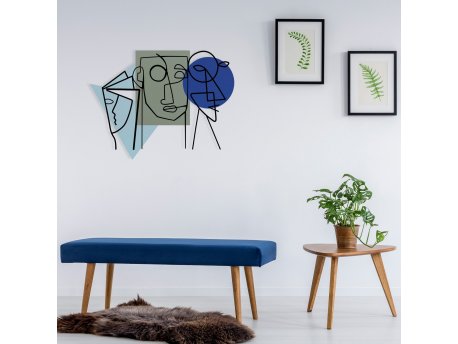 WALLXPERT Zidna dekoracija Kubizm 7053