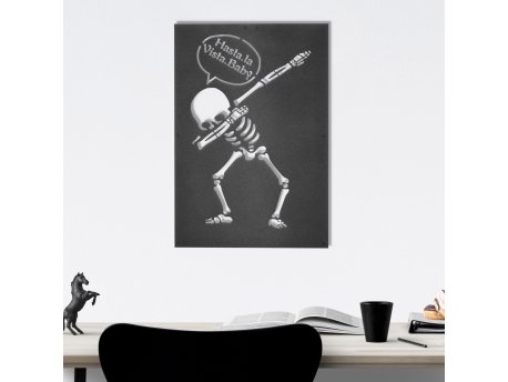 WALLXPERT Zidna dekoracija Skeleton 1