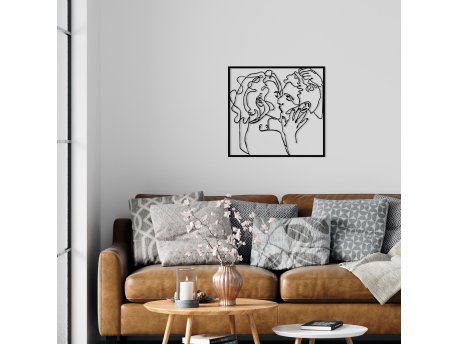 WALLXPERT Zidna dekoracija Kiss Me 1