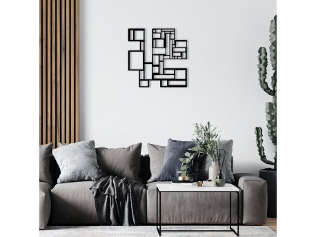 WALLXPERT Zidna dekoracija Squares Metal Decor