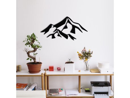 WALLXPERT Zidna dekoracija Mountain 1 Metal Wall Decor