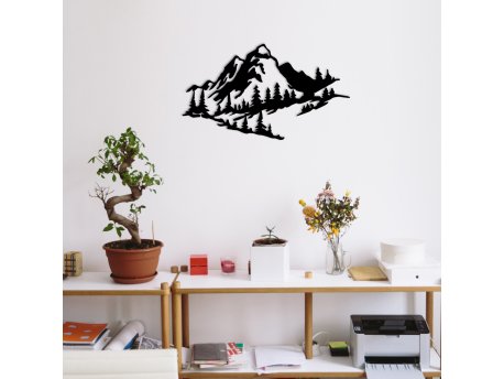 WALLXPERT Zidna dekoracija Mountain 2 Metal Wall Decor