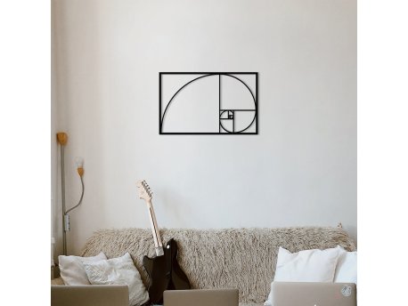 WALLXPERT Zidna dekoracija Golden Ratıo Metal Decor