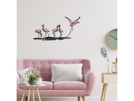 WALLXPERT Zidna dekoracija Flamingo S