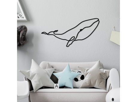 WALLXPERT Zidna dekoracija Whale L