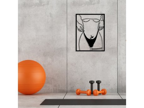 WALLXPERT Zidna dekoracija Girl With Butterfly Tattoo