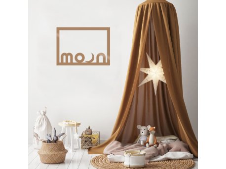 WALLXPERT Zidna dekoracija Moon Copper
